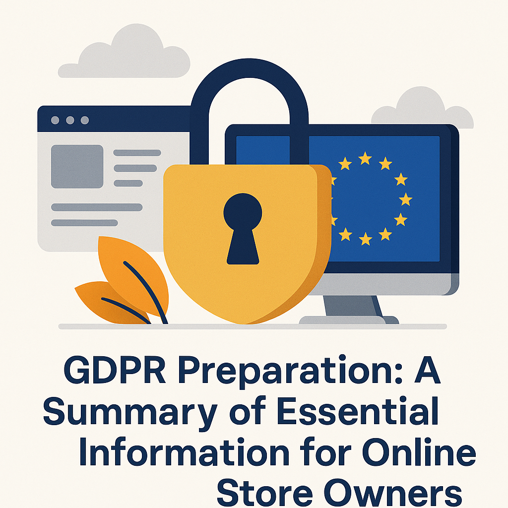 GDPR Pregătire: Un Rezumat al Informațiilor Esențiale pentru Proprietarii de Magazine Online