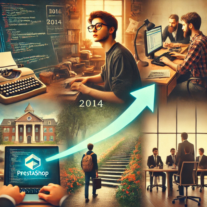 Interviu din 2014 cu un student de la anul patru despre succes și înființarea PrestaRock.